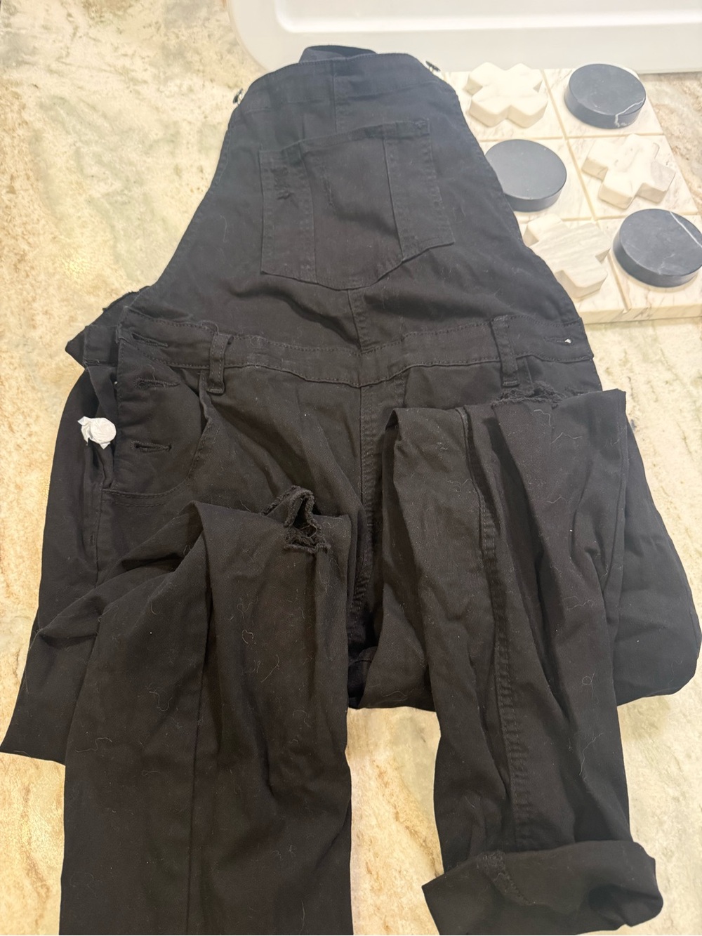 Revolve super down Women's Black skinny Overalls Jumpsuit NEW large